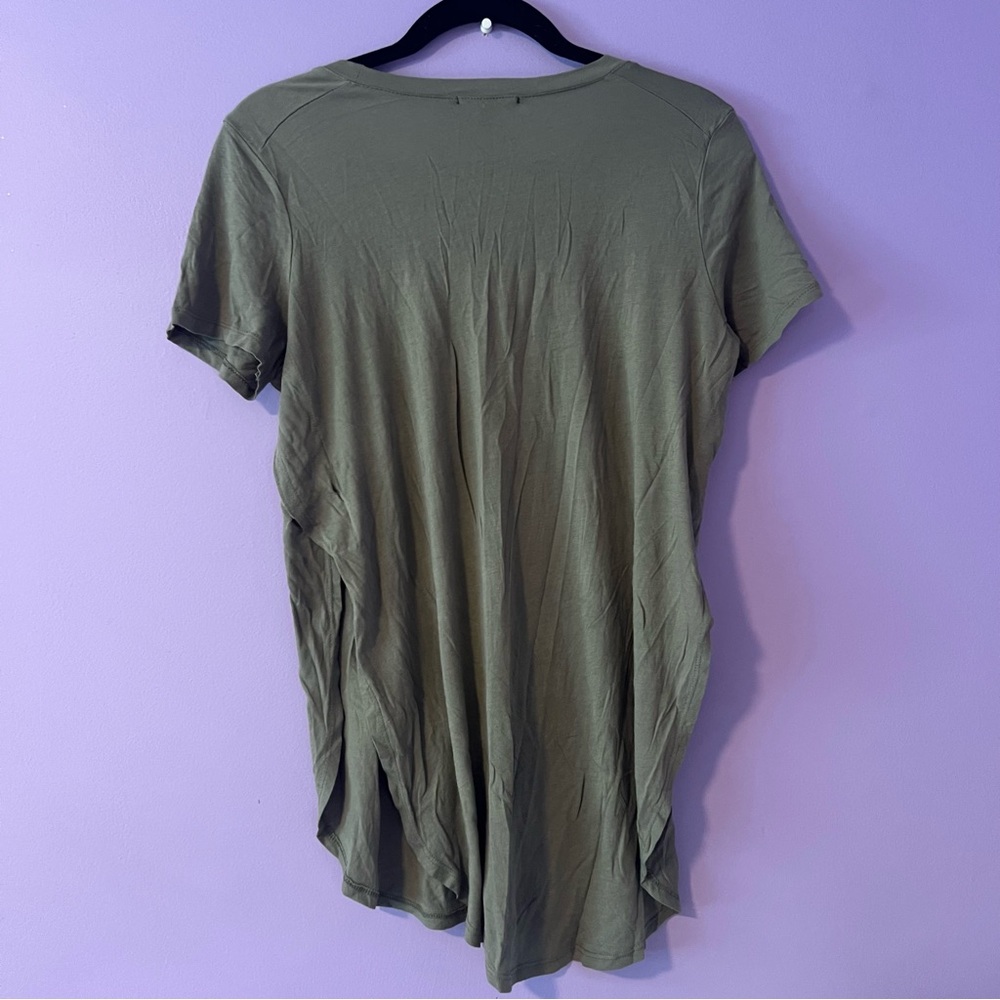 Ambiance Apparel Army Green Blouse - Picture 4 of 7